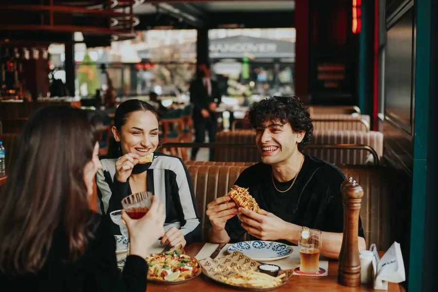 Guests ordering from their phones