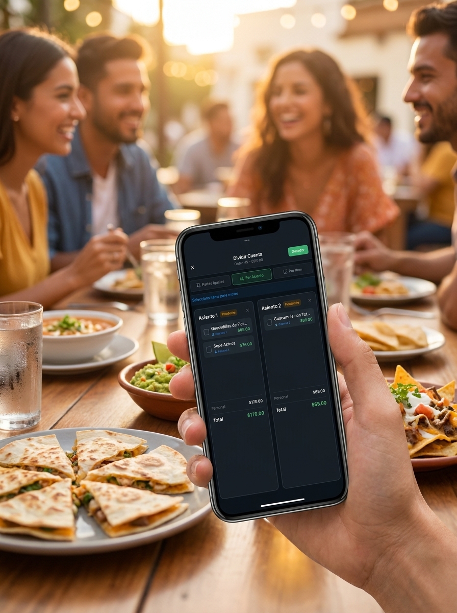 Digital menu for guests