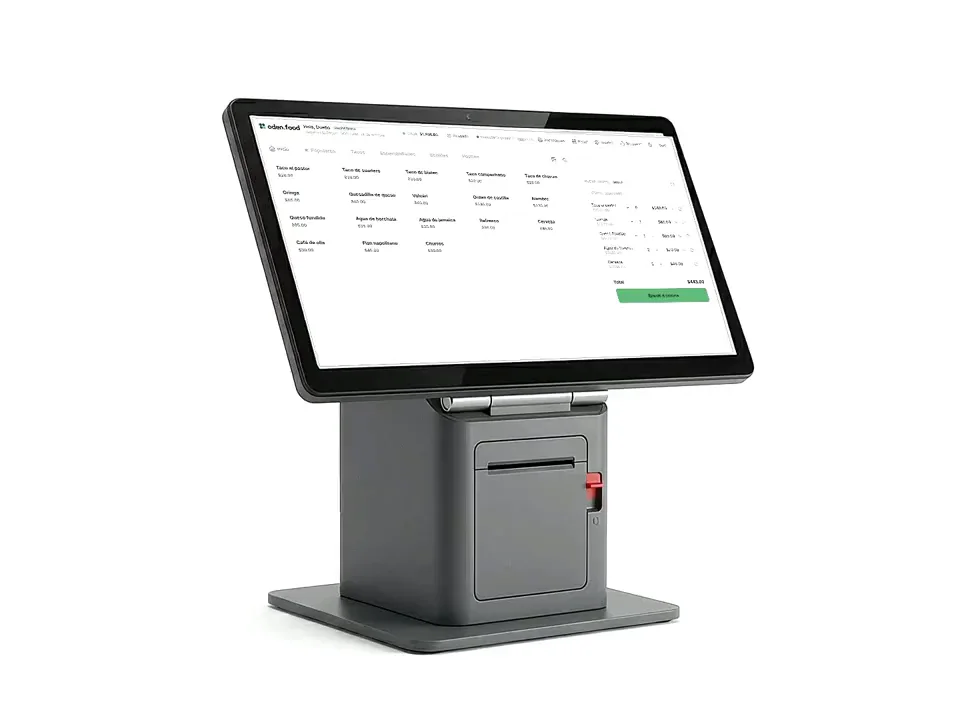 POS terminal showing the Oden POS