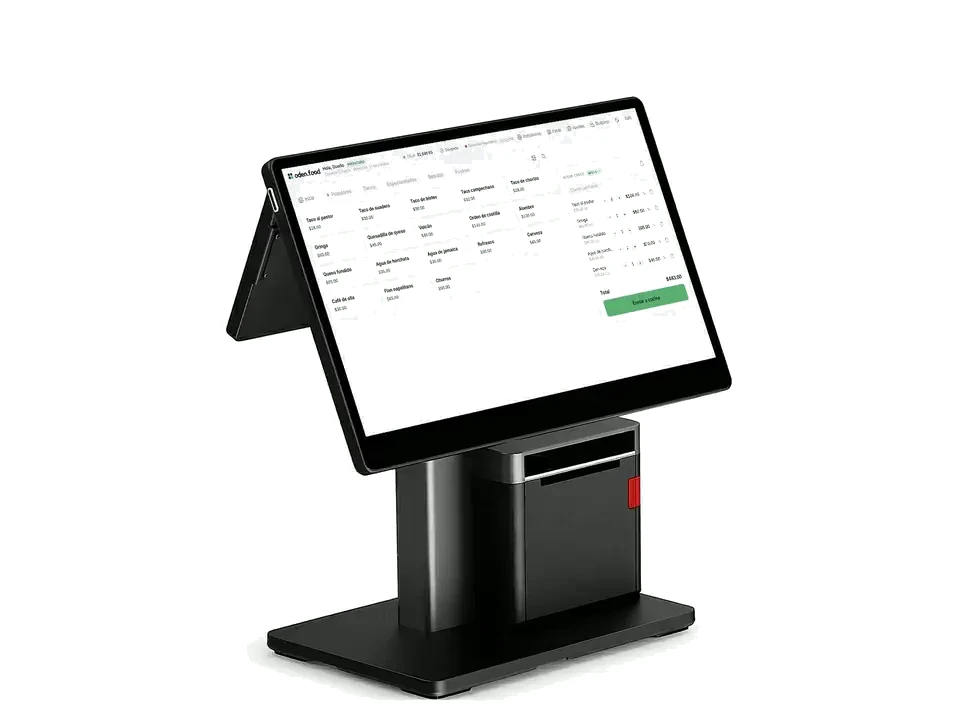 POS terminal with a built-in 80 mm printer